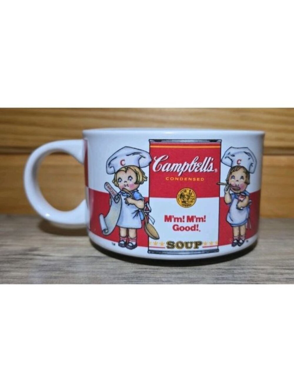 Vintage 1998 Westwood Campbell’s Soup Mug Bowl Kid Chef